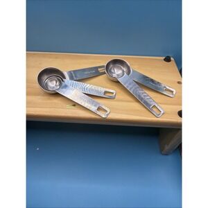 Good Cook Stainless Steel Measuring Spoons Set Silver Kitchen Tools 3pc